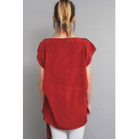 5-in-1 Tunic Red Butterfly